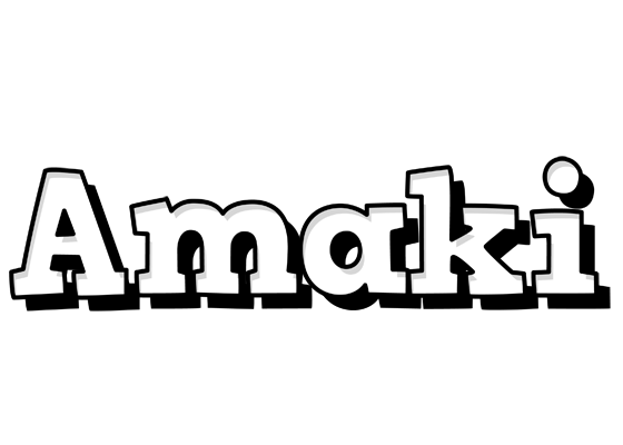 Amaki snowing logo