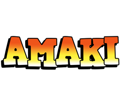 Amaki sunset logo