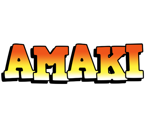 Amaki sunset logo