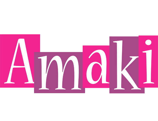 Amaki whine logo