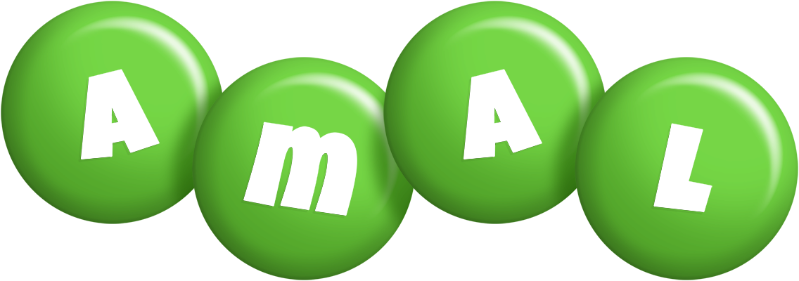 Amal candy-green logo