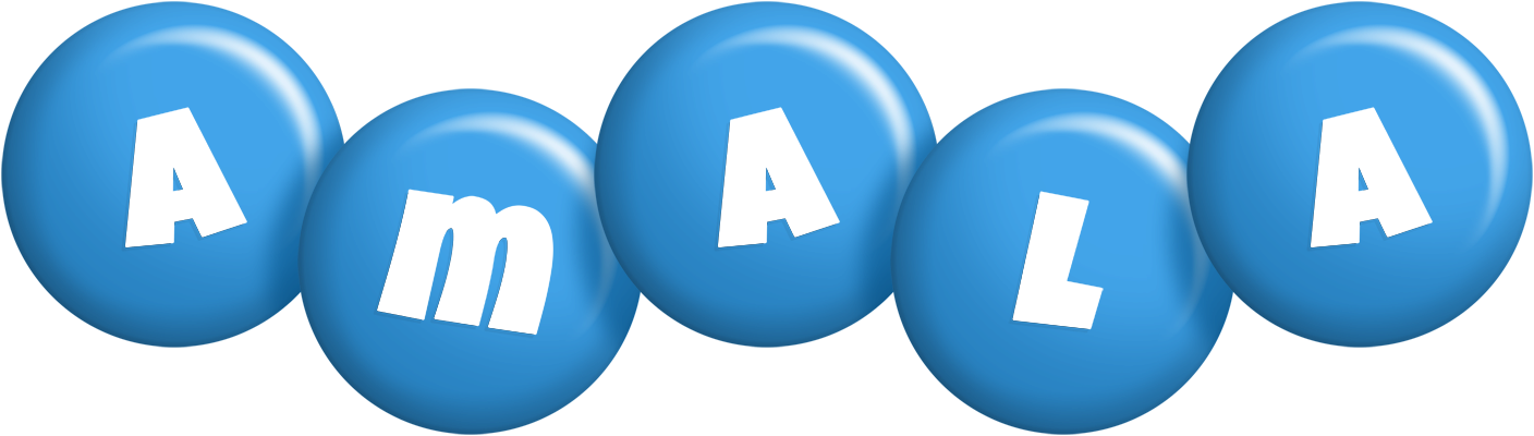 Amala candy-blue logo