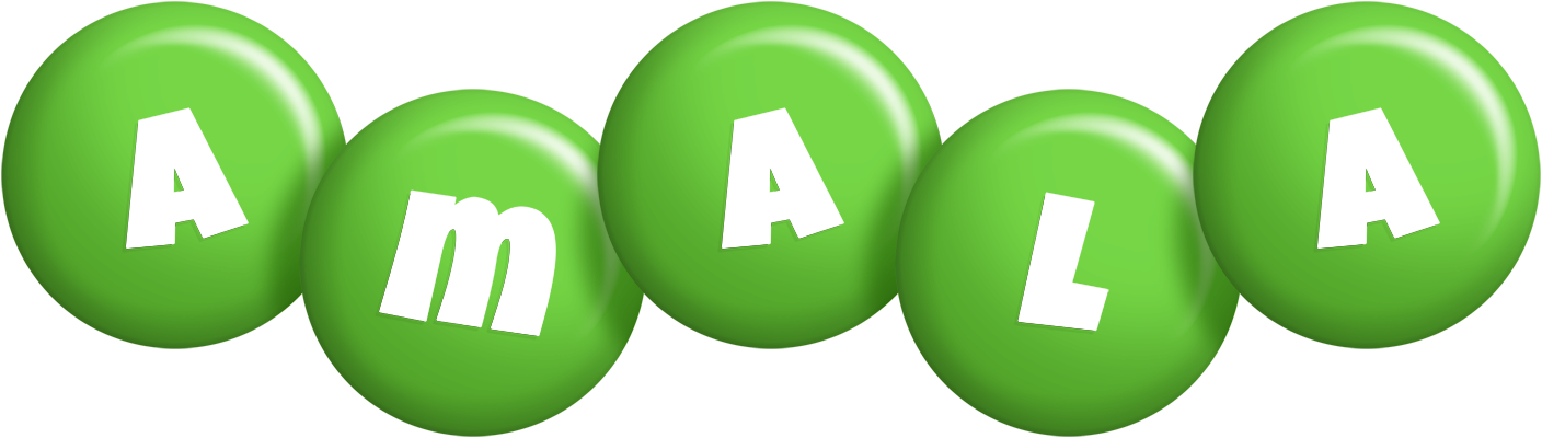 Amala candy-green logo