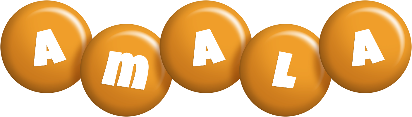 Amala candy-orange logo