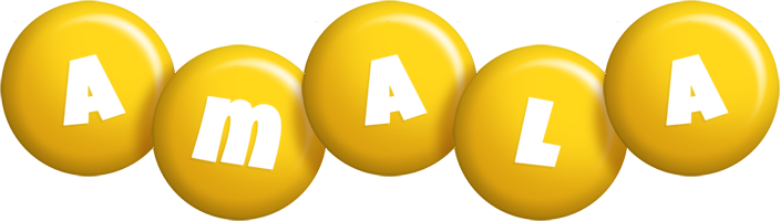 Amala candy-yellow logo