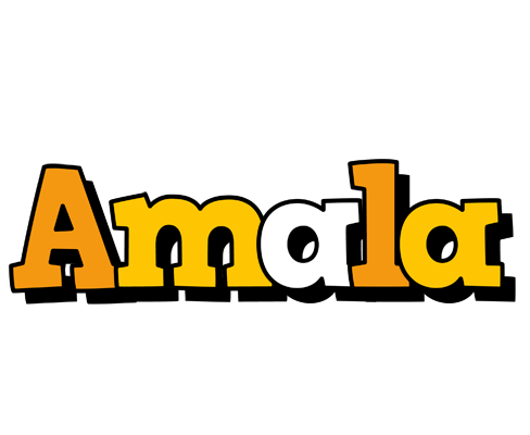 Amala cartoon logo