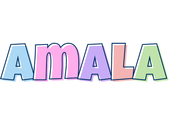 Amala pastel logo