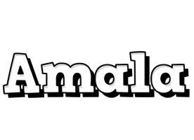 Amala snowing logo
