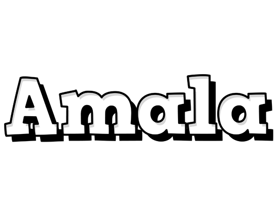 Amala snowing logo