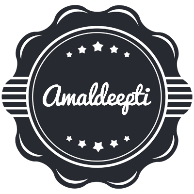 Amaldeepti badge logo