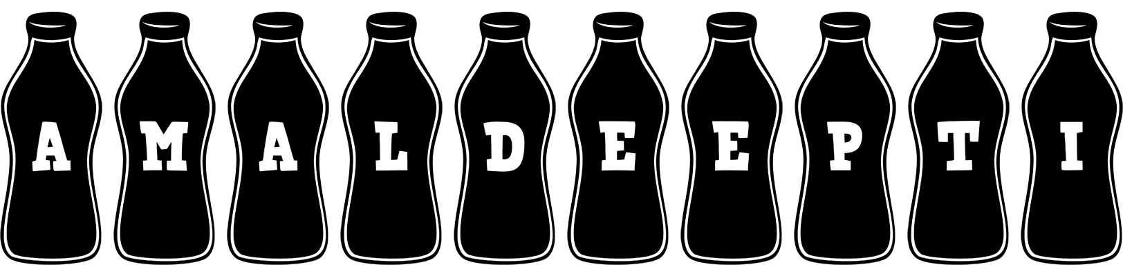Amaldeepti bottle logo