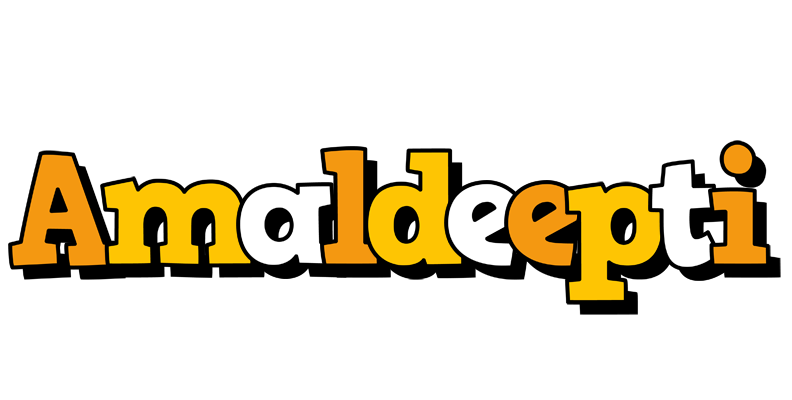 Amaldeepti cartoon logo