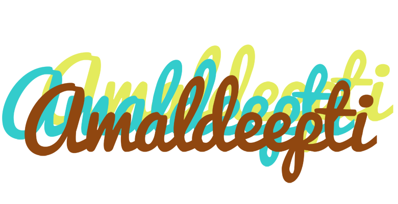 Amaldeepti cupcake logo