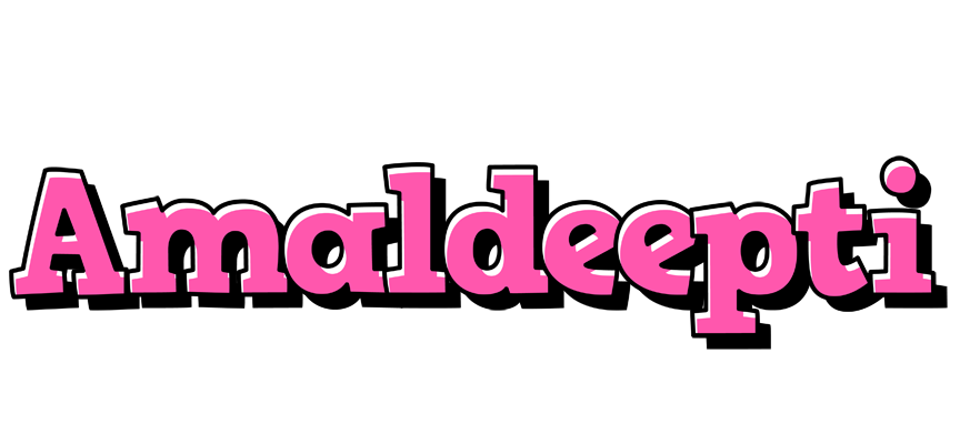 Amaldeepti girlish logo