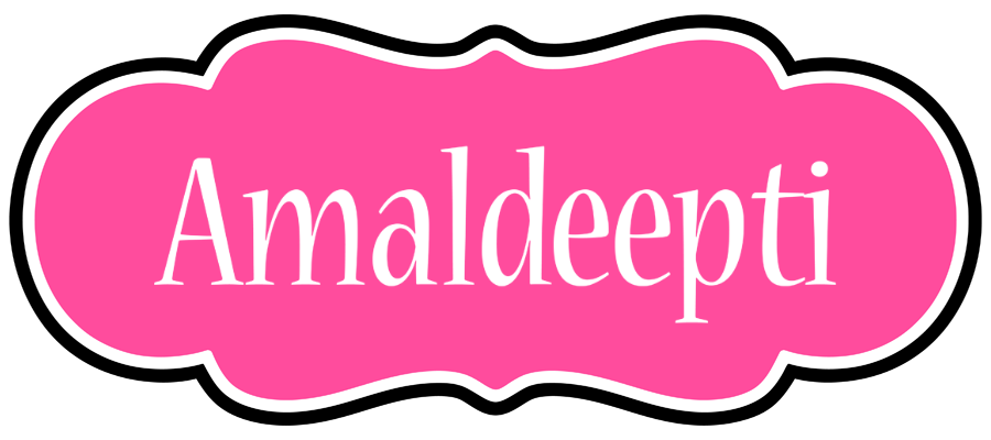 Amaldeepti invitation logo
