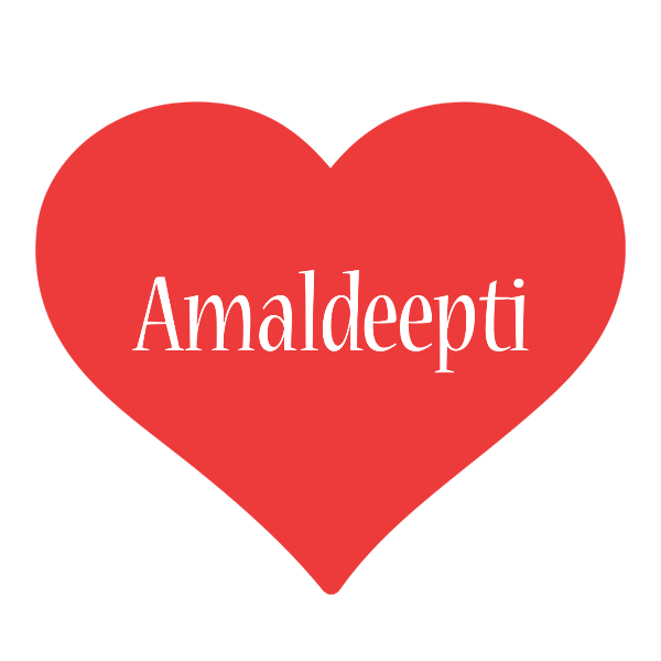 Amaldeepti love logo