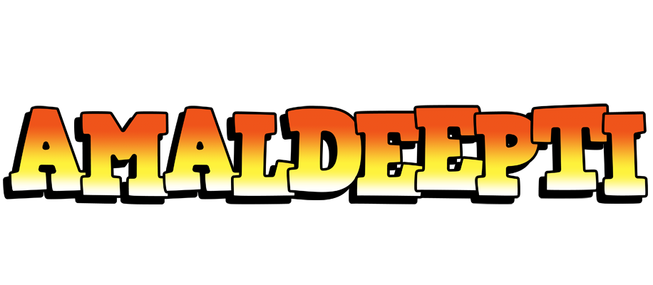 Amaldeepti sunset logo