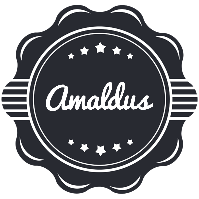 Amaldus badge logo