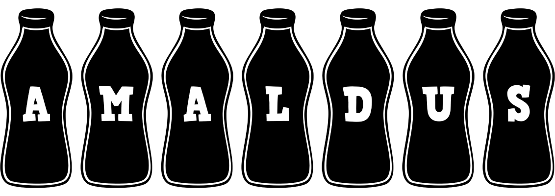 Amaldus bottle logo