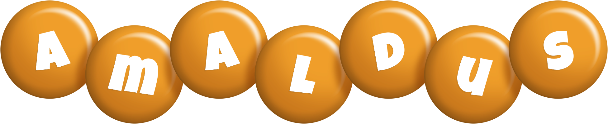 Amaldus candy-orange logo