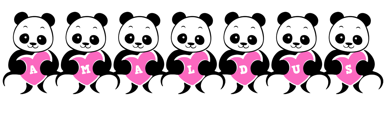 Amaldus love-panda logo