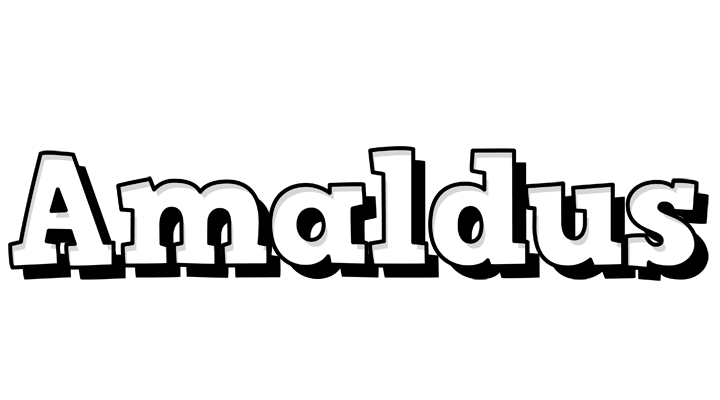 Amaldus snowing logo