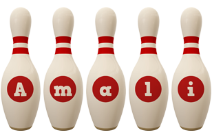 Amali bowling-pin logo