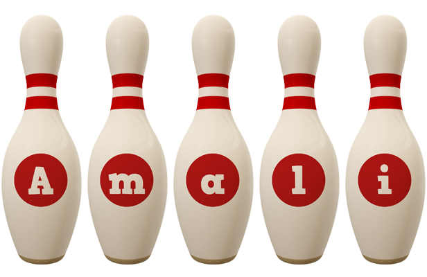 Amali bowling-pin logo