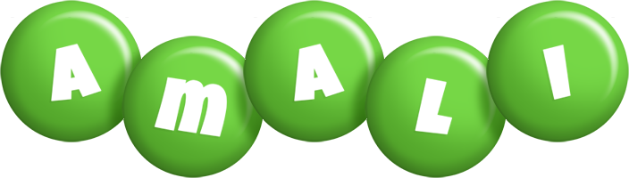 Amali candy-green logo