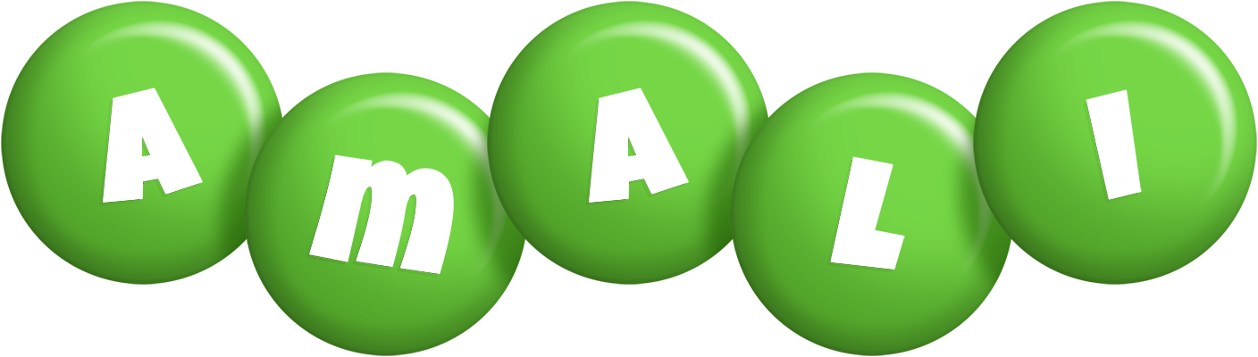 Amali candy-green logo