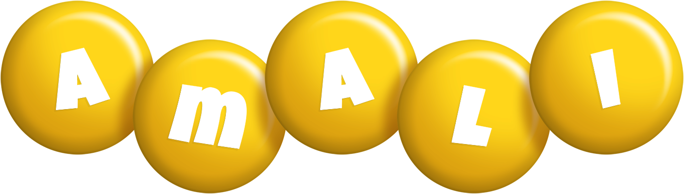 Amali candy-yellow logo