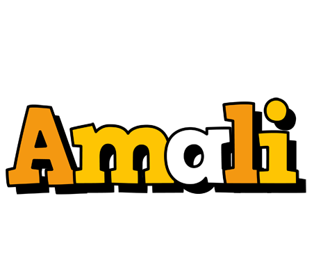 Amali cartoon logo