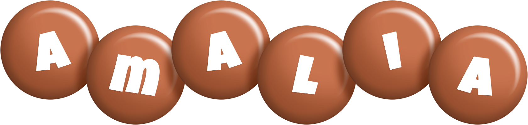 Amalia candy-brown logo