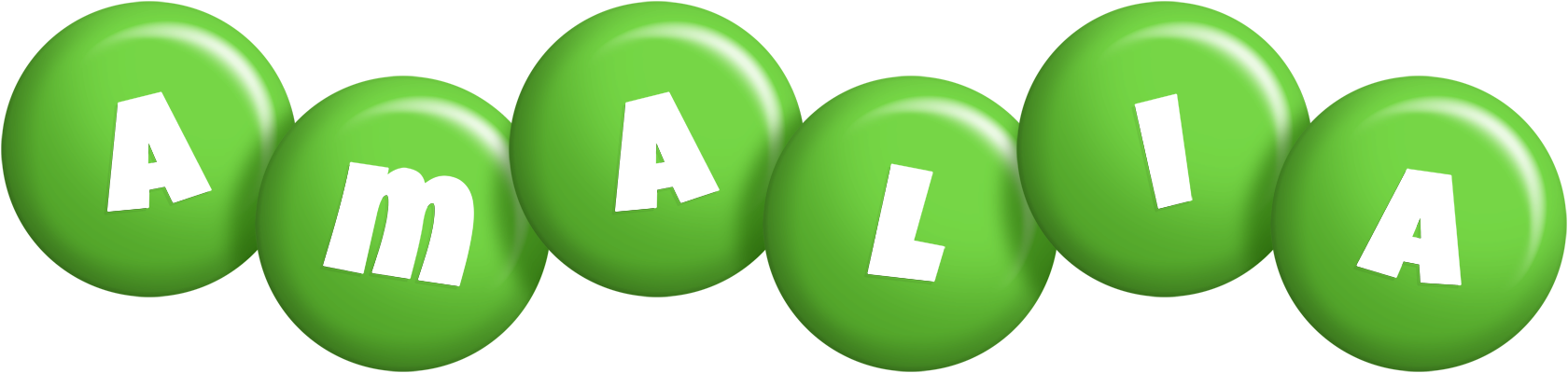 Amalia candy-green logo