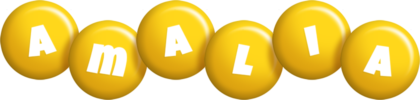 Amalia candy-yellow logo