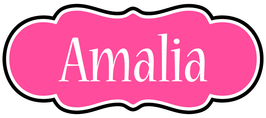Amalia invitation logo