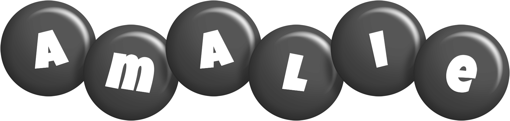 Amalie candy-black logo
