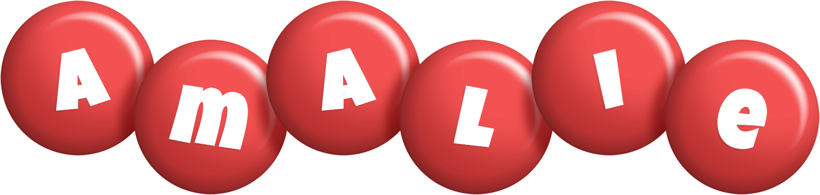 Amalie candy-red logo