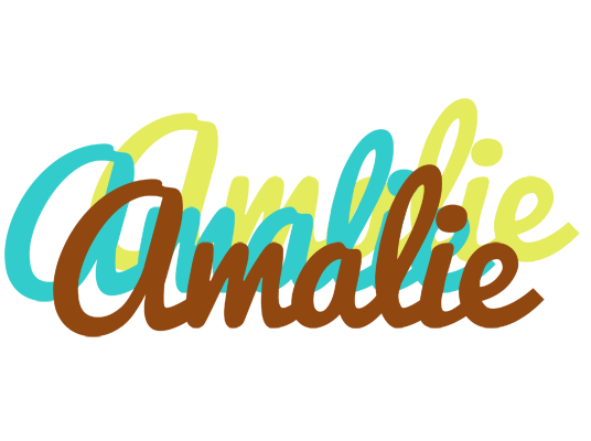 Amalie cupcake logo