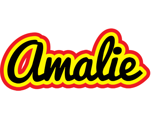 Amalie flaming logo