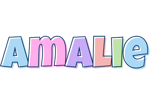 Amalie pastel logo