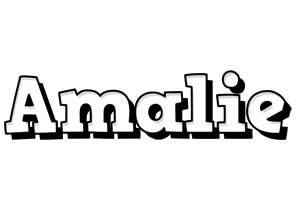 Amalie snowing logo