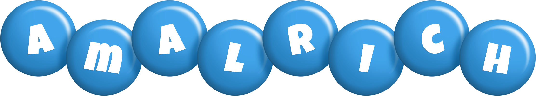 Amalrich candy-blue logo