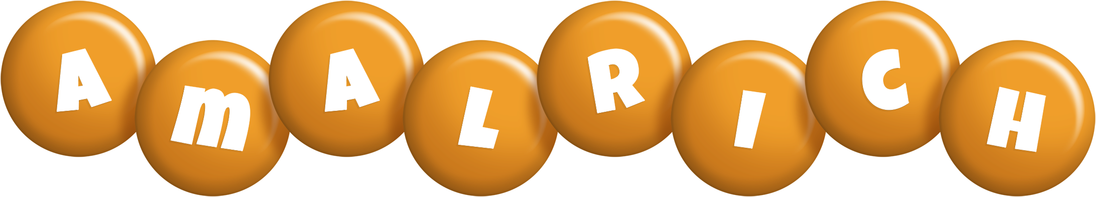 Amalrich candy-orange logo