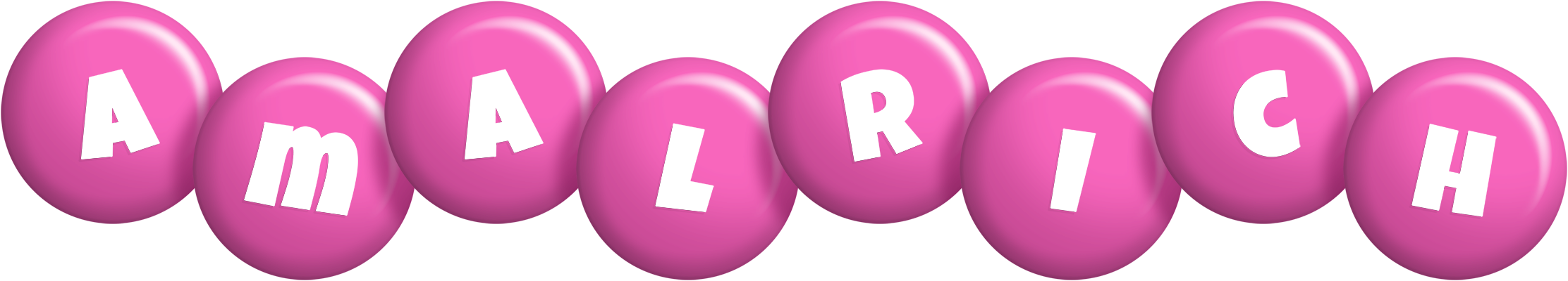 Amalrich candy-pink logo