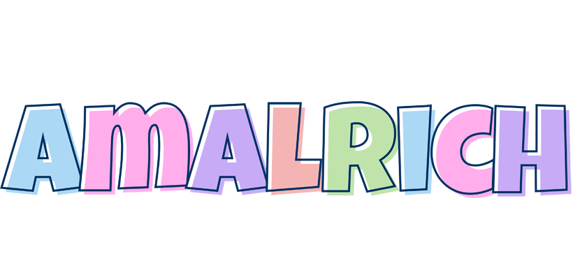 Amalrich pastel logo