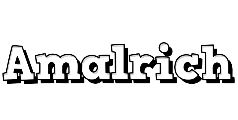 Amalrich snowing logo