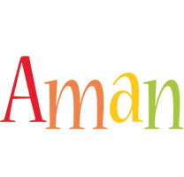Aman birthday logo