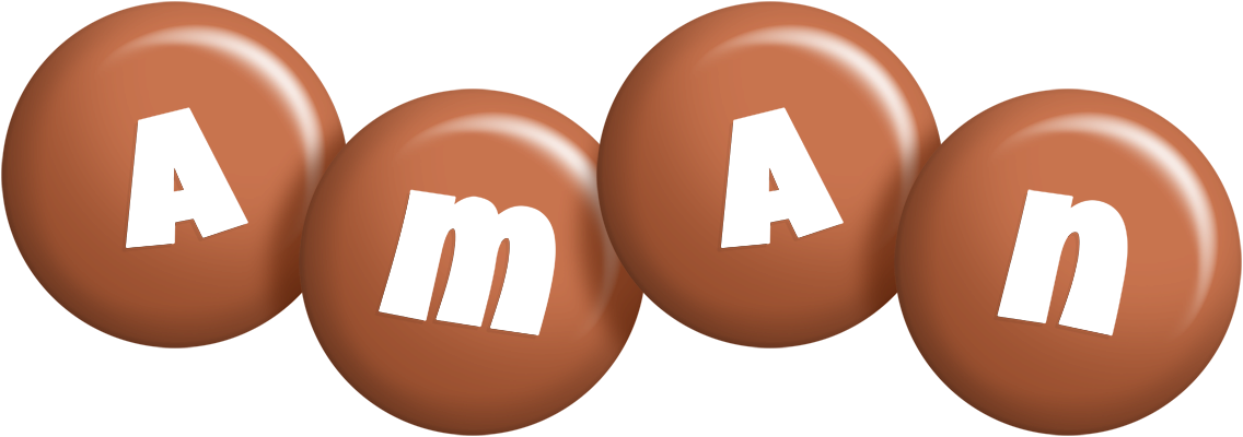 Aman candy-brown logo