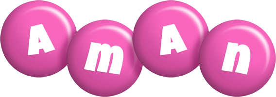 Aman candy-pink logo